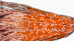 Round Custom Bracelets - (OB) - Burnt Orange, White