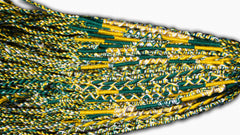 Round Custom Bracelets - (PCK) - Dark Green, Gold, White - Green Bay Packers
