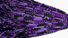 Round Custom Bracelets - (PU) - Purple, Medium Purple, Black