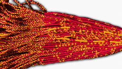 Round Custom Bracelets - (RD) - Dark Red, Antique Gold