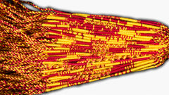 Round Custom Bracelets - (RD) - Dark Red, Gold