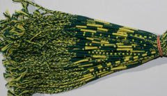 Round Custom Bracelets - (GD) - Dark Green, Yellow