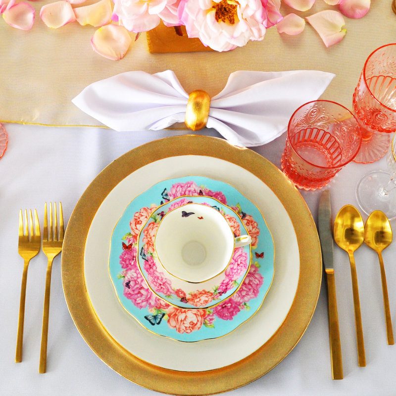 Gold Table - table top decor and accents - Styled Settings