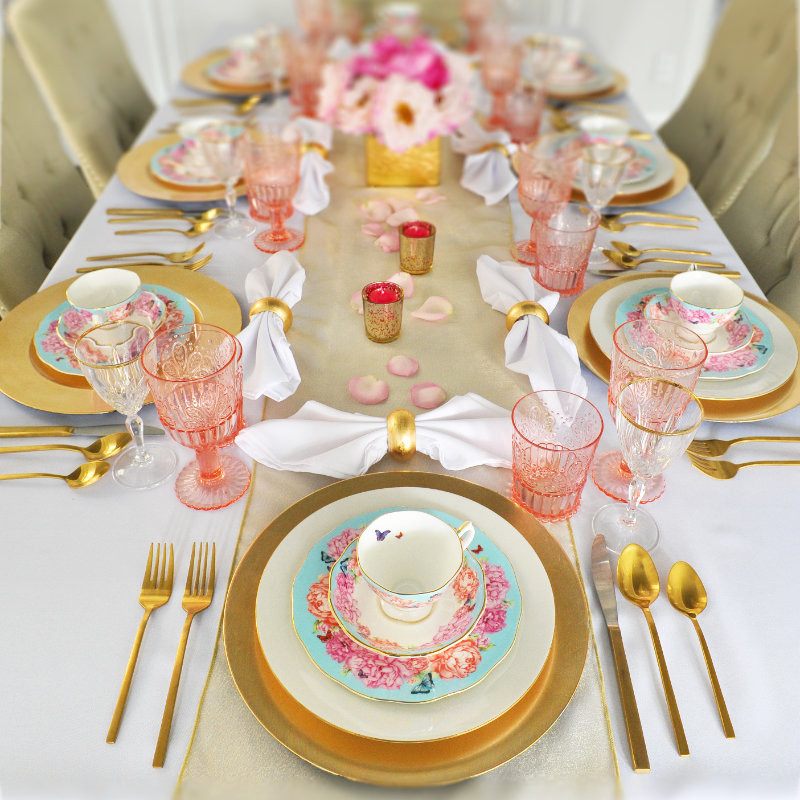 Gold Table - table top decor and accents - Styled Settings