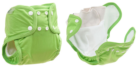 little lamb sized pocket nappy information image to show benefits. Woven bamboo insert