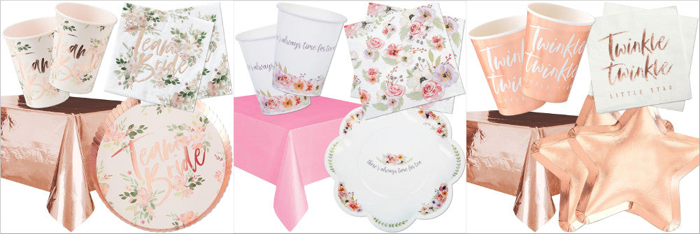 Hen Party Baby Shower Party Tableware Bundle