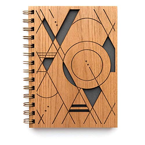 laser cut wood journal