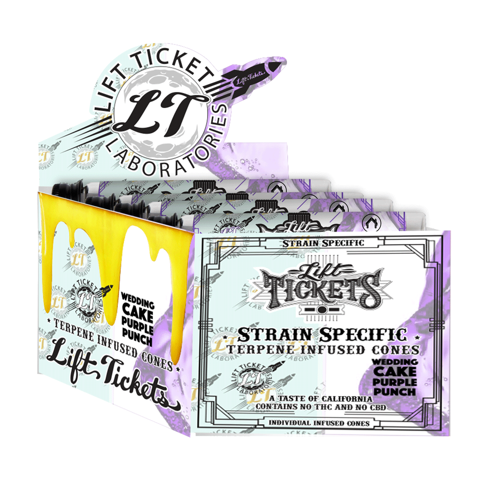 Case Wedding Cake X Purple Punch  Cones 16ct Lift Tickets