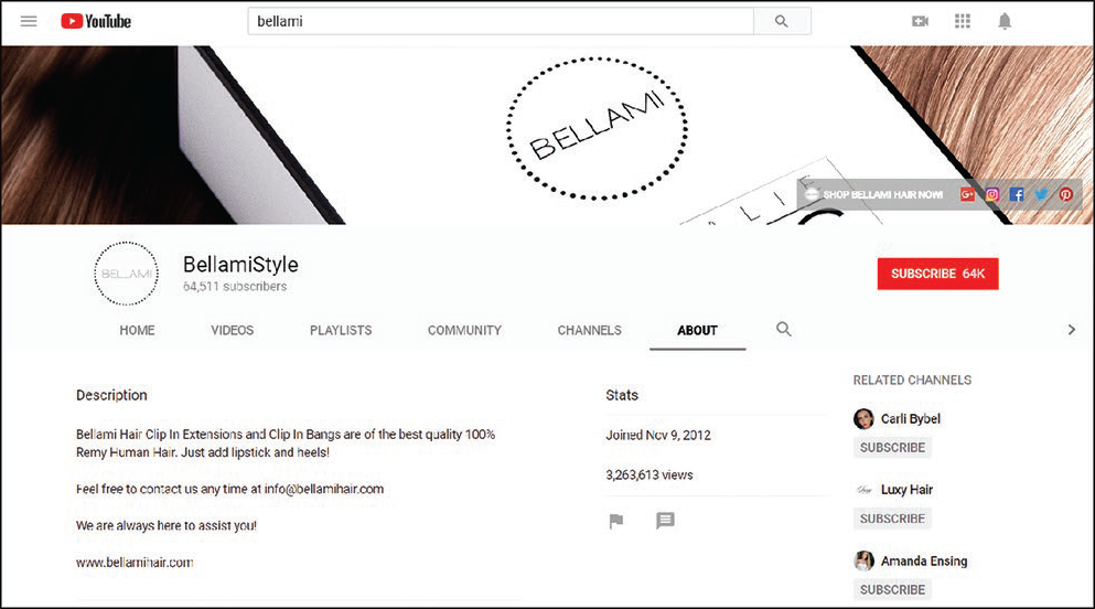 BELLAMI YOUTUBE