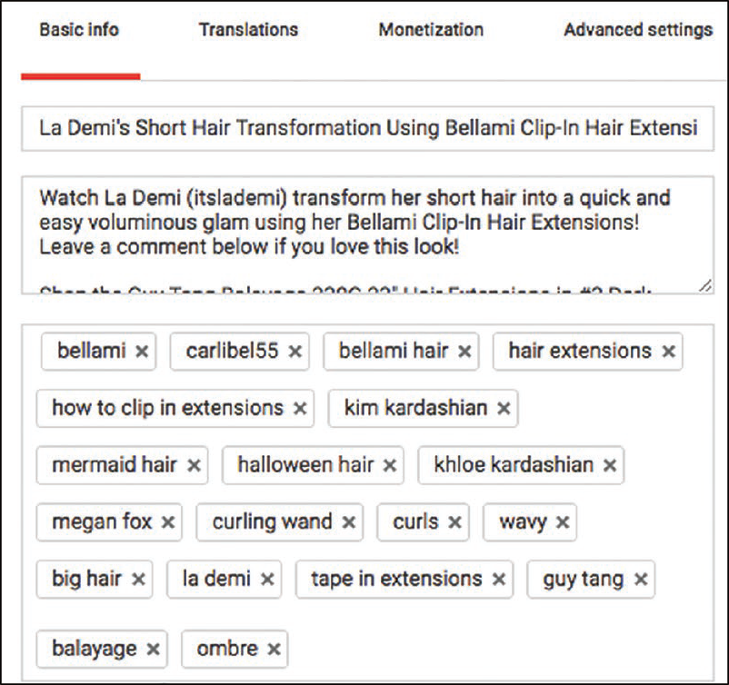 BELLAMI YOUTUBE