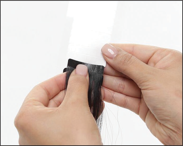 tape in step 4