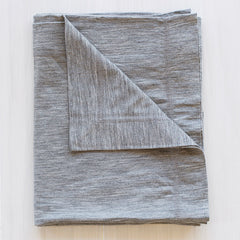 grey organic merino blanket