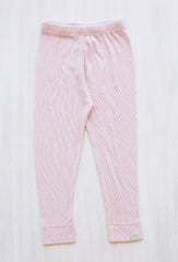 pink organic merino leggings