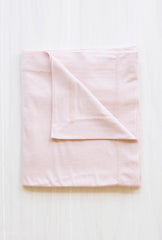 pink organic merino blanket