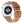Genuine Leather Apple Watch Band (Button Brown)
