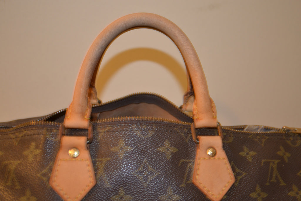 Authentic Louis Vuitton Monogram Speedy 35 Handbag - &quot;GUC&quot; (SALE - 70% – Luxury Handbags For Less