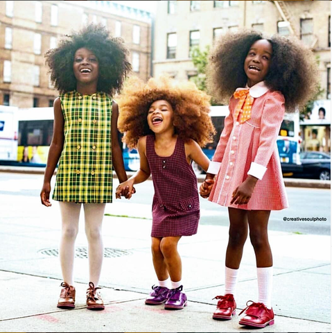 Afro hair children 