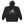 Back view of skull and crossbones zip up hoodie rear