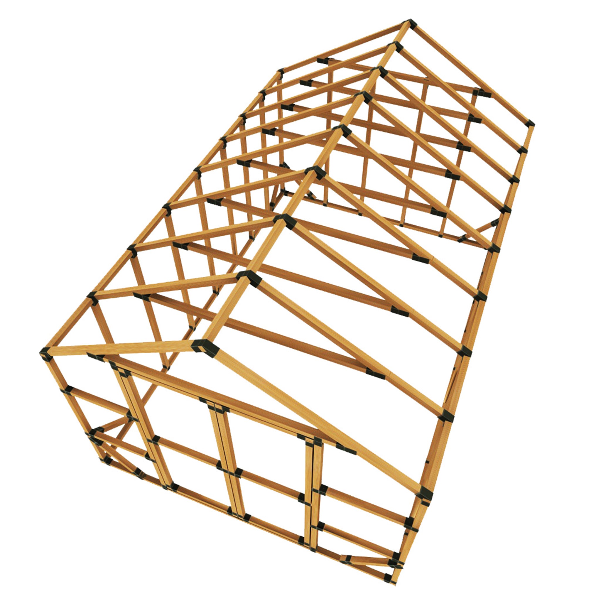 10X20 Standard Storage Shed Kit - E-Z Frame Structures