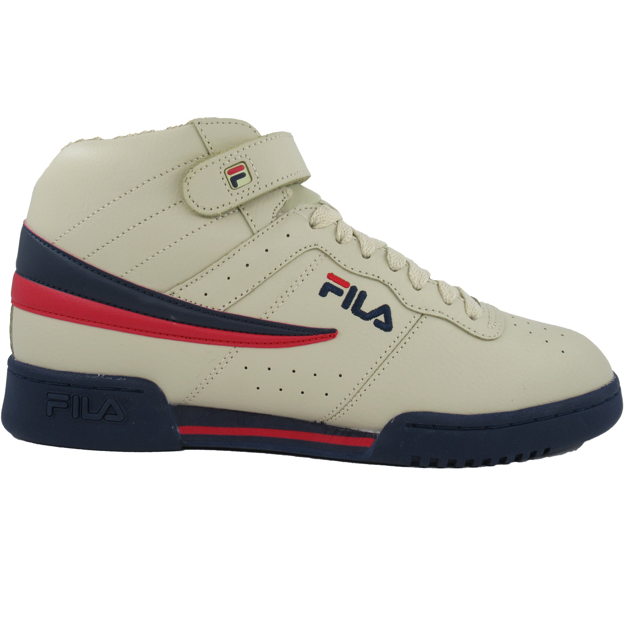  Fila  Mens F13  F 13  Leather High Mid Top Casual Classic 