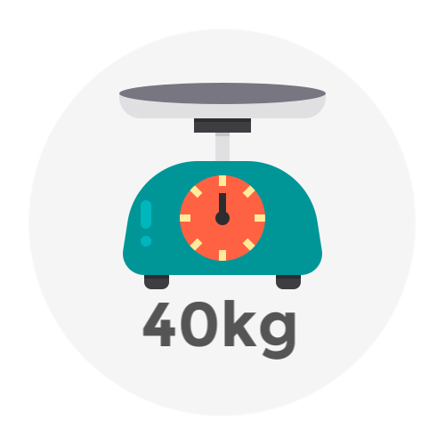 Weight Up to 40kg