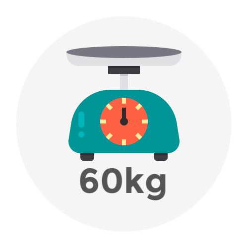 Weight Up to 60kg