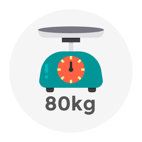 Weight Up to 80kg