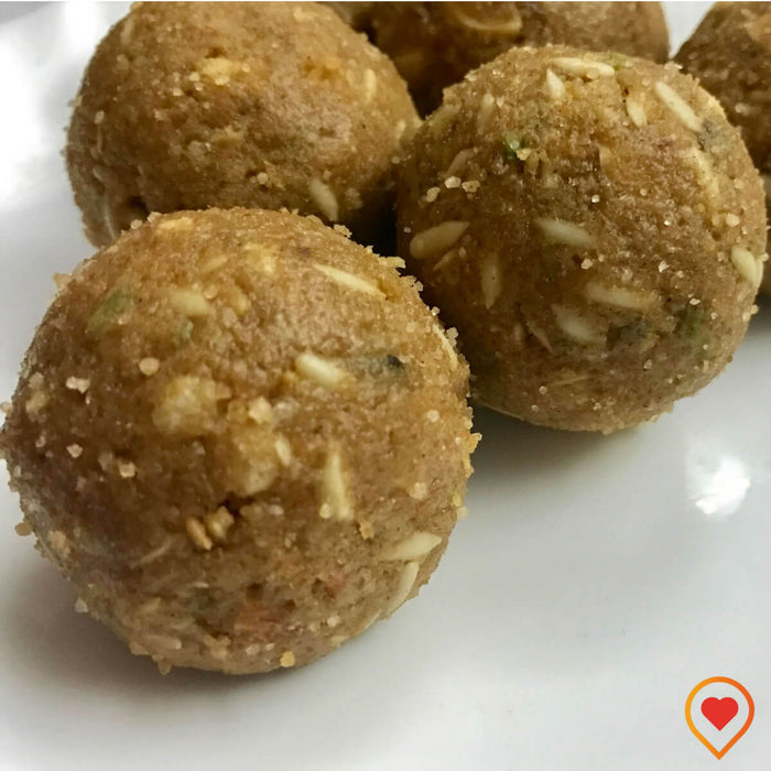 Buy Atta Ladoo from Amritsar's Bansal Sweets Online | Foodwalas.com