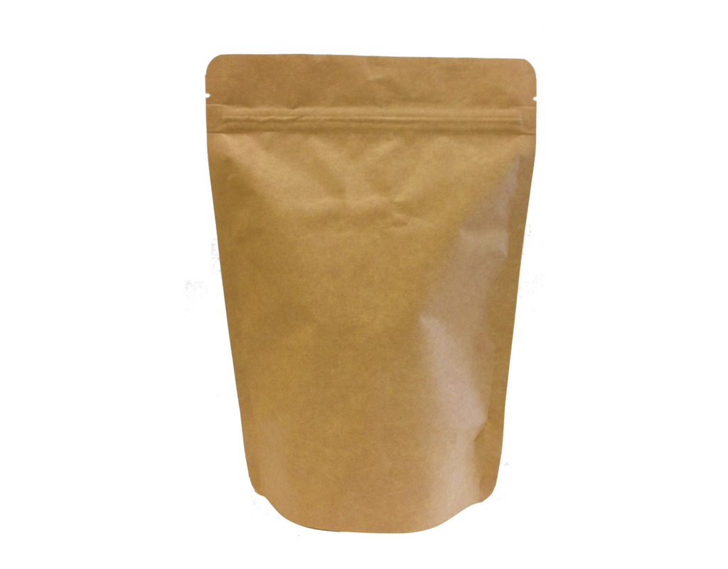 16 Oz Kraft Paper/AL Foil Lined Stand Up Pouch (500/case ...