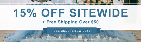Save 15% Sitewide