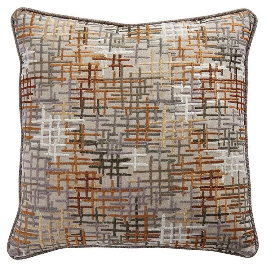 Signature Throw Pillow 18 Inch Lux Down