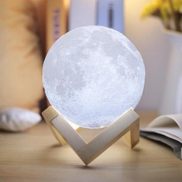 Night Light 3D Printing Moon Lamp