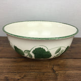 Poole Pottery Grüne Blattsalat-/Obst-Servierschale