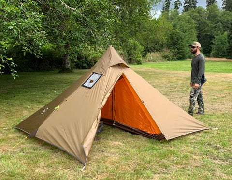 Minipeak XL Pyramid Tent with Hunter