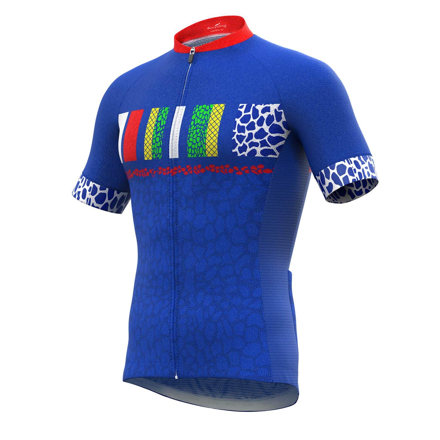 Download Pursuit - Men's Short Sleeve Full Zip Cycling Jersey, Blue ...