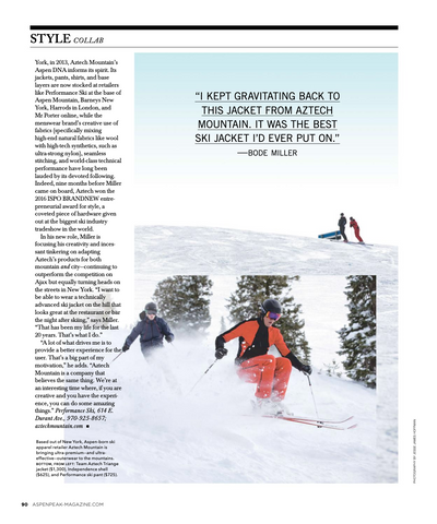 BODE-FIED: Aztech Mountain featured in Aspen Peak Magazine