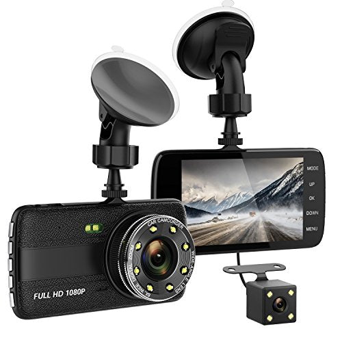 Dash Cam, TenTenCo 4.0" Dash Camera for Cars with Full HD ...