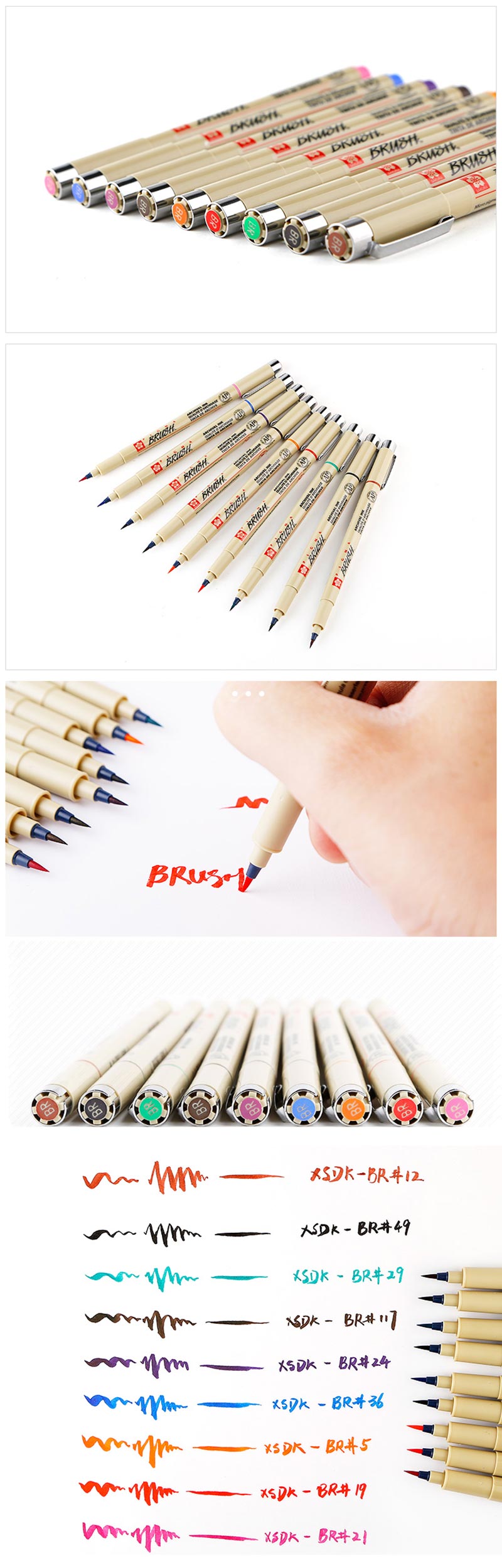 Sakura Pigma Brush Ink Pen - Detail