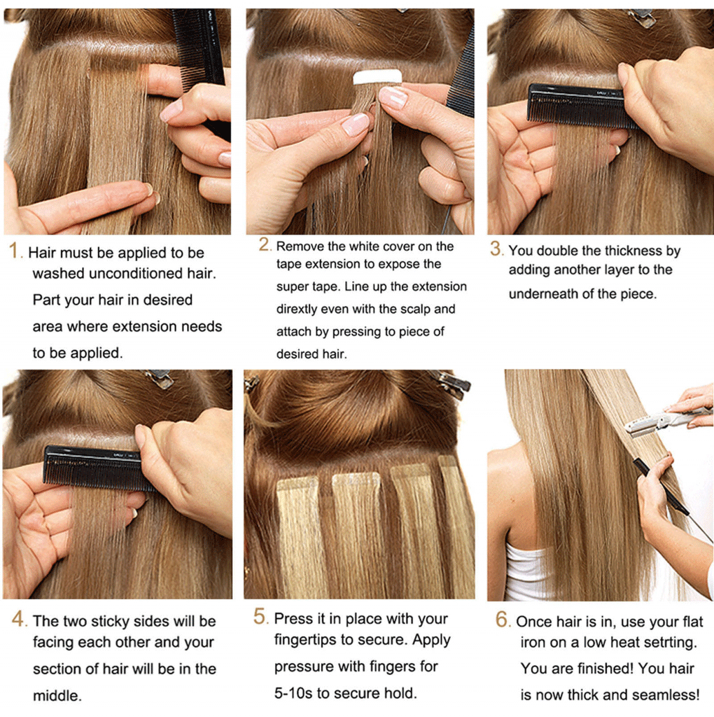 1b 8 12 Tape In Remy Hair Extensions Balayage Ombre Off Black And