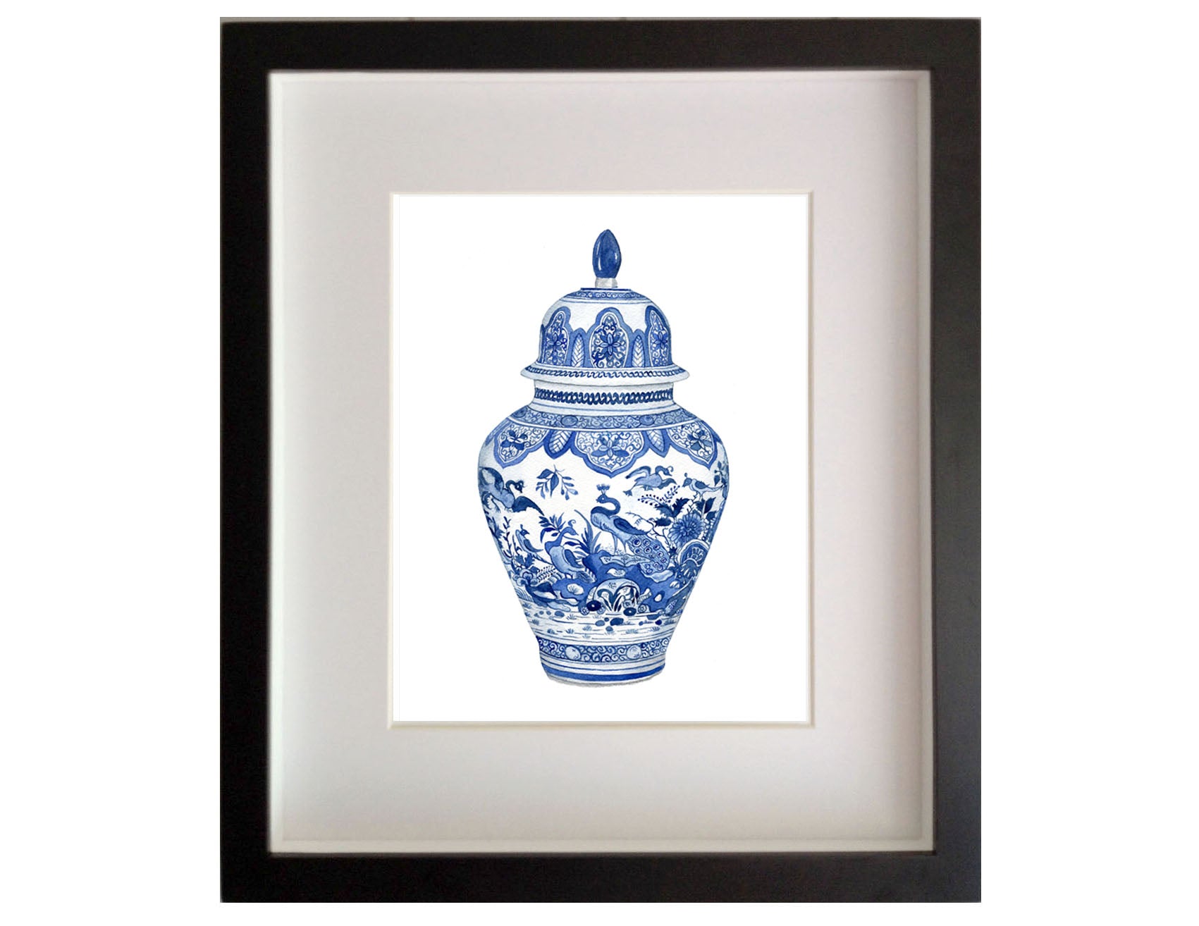 Print of Chinoiserie Ginger Jar - Sprout Gallery