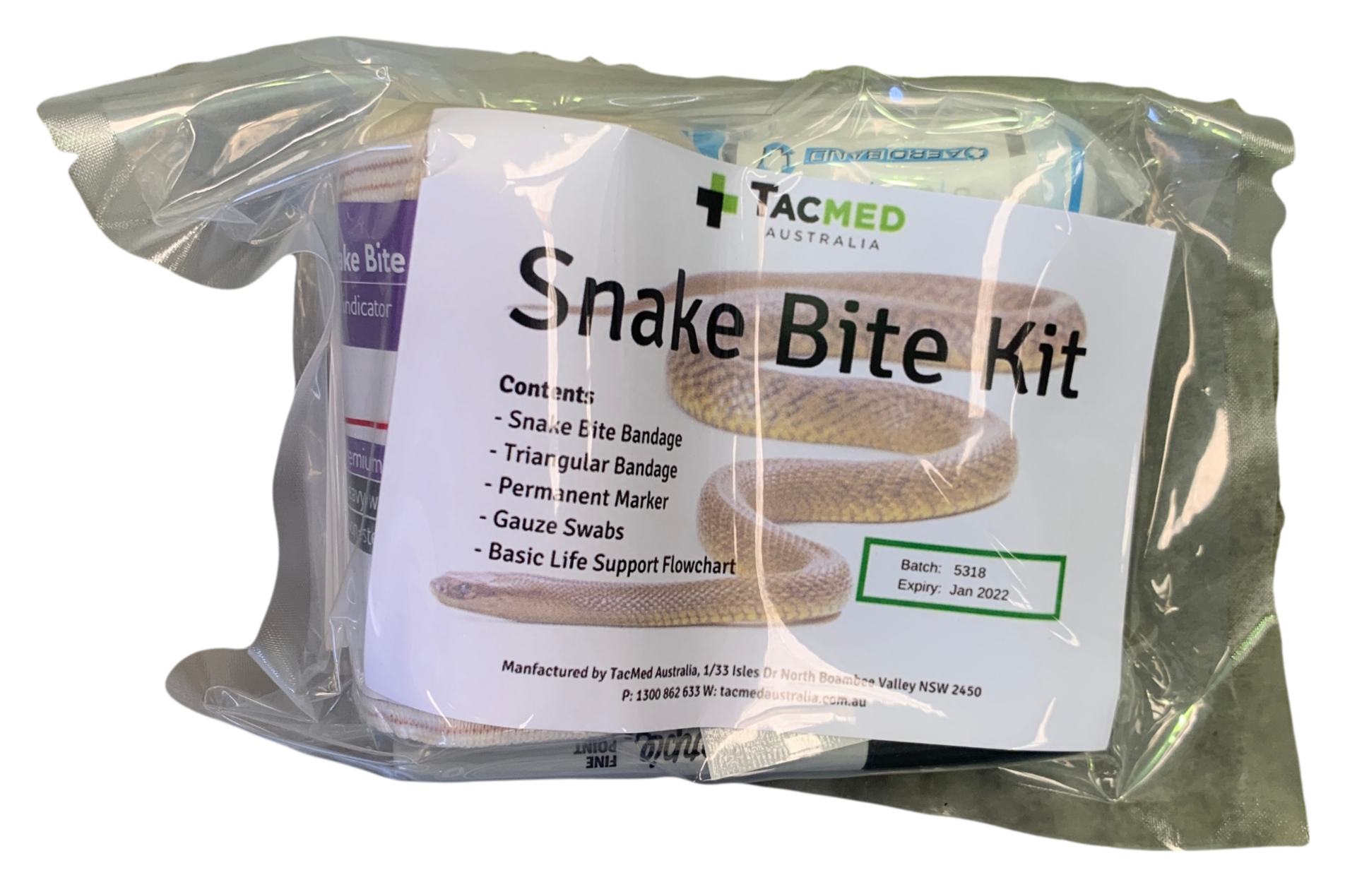 Tacmed Snake Bite Kit - Tacmed Australia