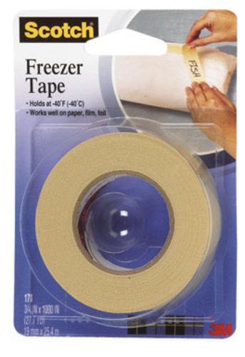 Scotch 178 Freezer Tape, 1000" X 3/4"