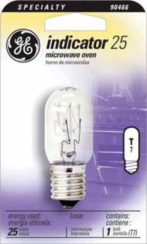Ge 10692 Microwave Oven Indicator Bulb 25w Ge 10692 Microwave Oven Indicator Bulb 25w