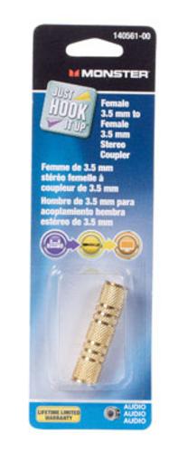 Monster 140561-00 Audio Wye Cable Coupler Monster 140561-00 Audio Wye Cable Coupler