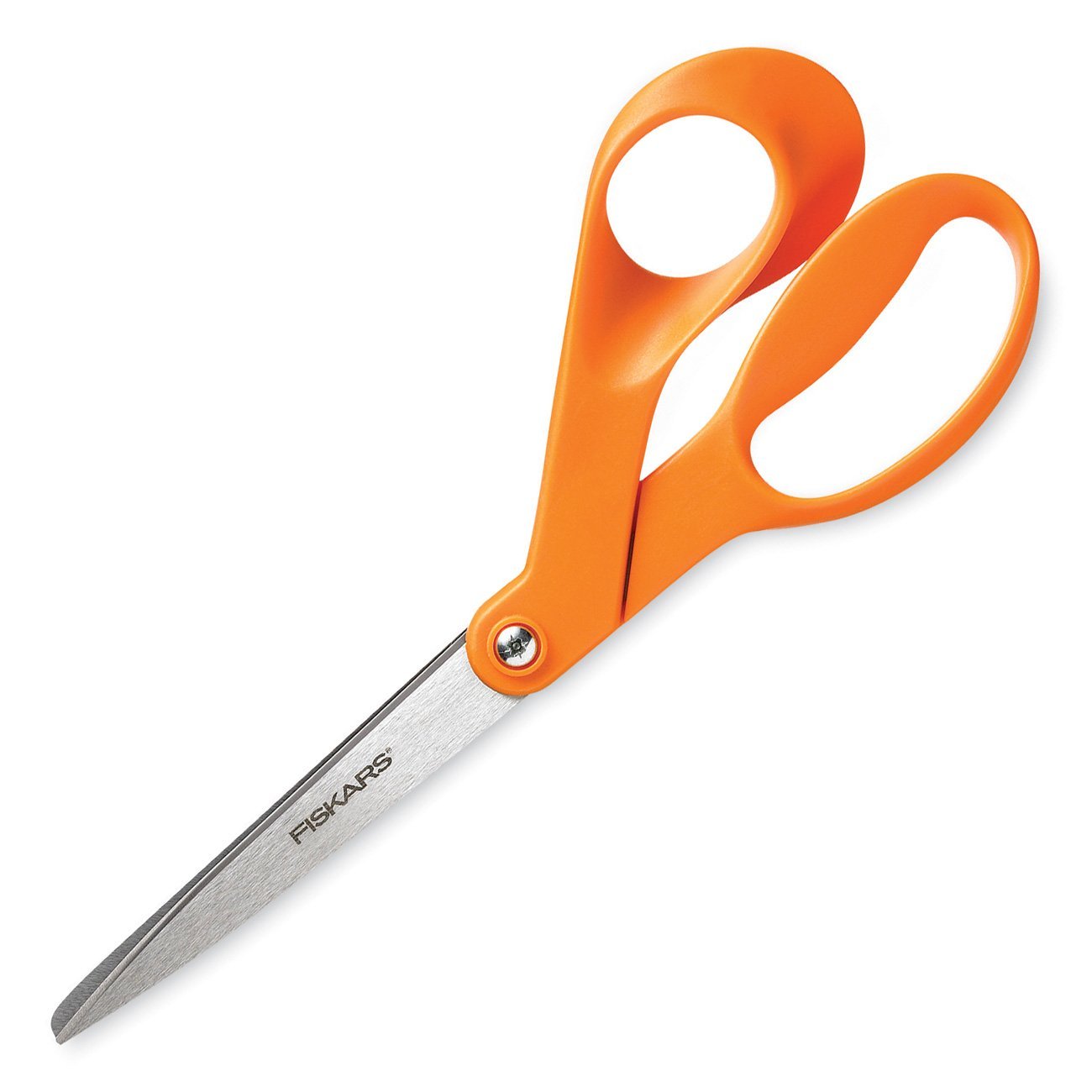 Fiskars 94517097 Multi-purpose Bent Scissors, 8"