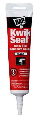 Dap 18008 Kwik Seal Tub & Tile Adhesive Caulk, Clear,...