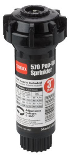 6-Inch,Blacks Toro 53822 570 Pop-up Body Only with Flush Plug 