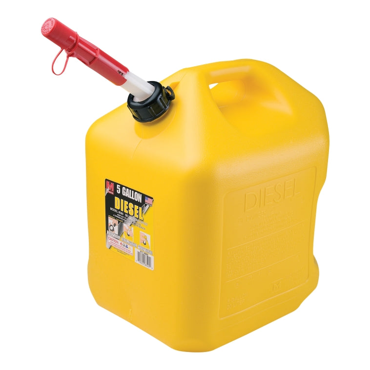 Midwest Can 8600 Diesel Can 5 Gallon, Yellow