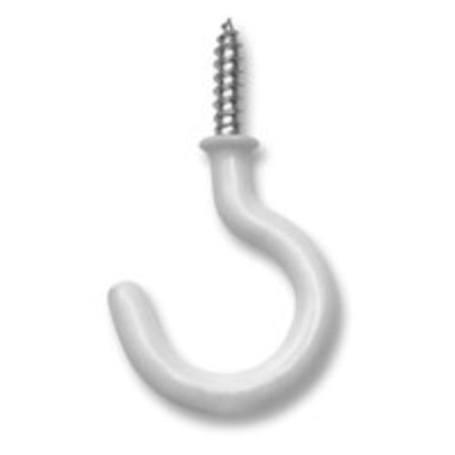 Hillman 50352 Vinyl Cup Hook, White, 7/8" Hillman 50352 Vinyl Cup Hook, White, 7/8"