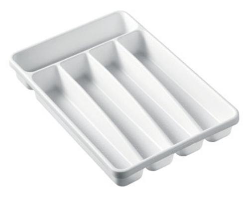 Madesmart 59917 Silverware Tray, 12.9" X 9" X 1.8", White Madesmart 59917 Silverware Tray, 12.9" X 9" X 1.8", White